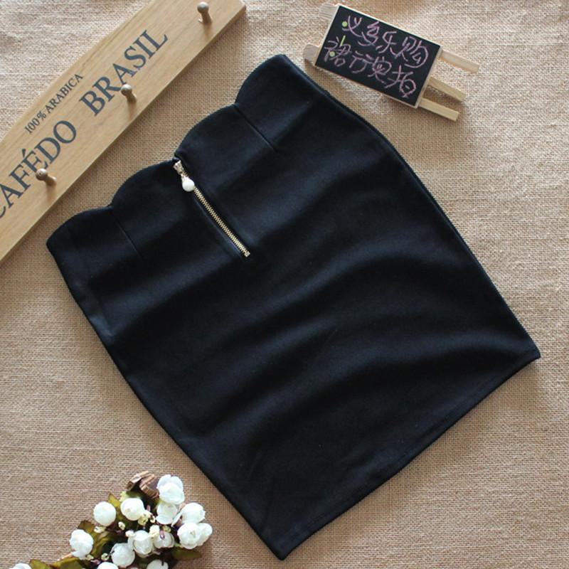 Spring ladies stretch cotton bag hip skirt a Korean version of the A word bust skirt skirt fashion personality