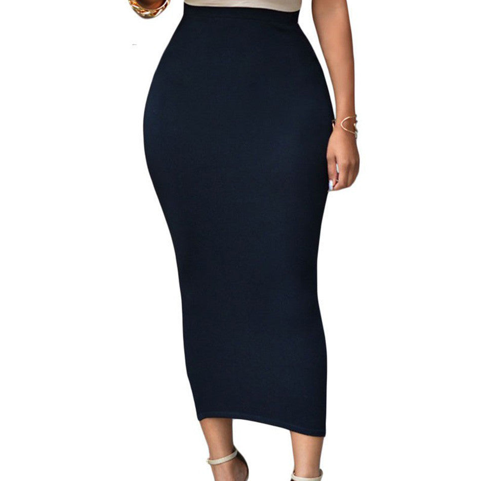 Online discount shop Australia - Casual Female Long Skirt Black High Waist Long Tight Maxi Skirts For Women Maxi Pencil Women Long Skirt High Waist