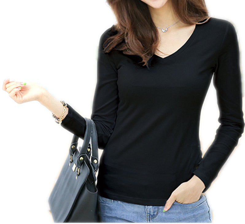 Plus Size Women Blouse Ladies Long Sleeve V-Neck Blouses Shirts Casual Clothing Tops