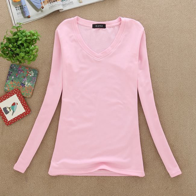 Plus Size Women Blouse Ladies Long Sleeve V-Neck Blouses Shirts Casual Clothing Tops