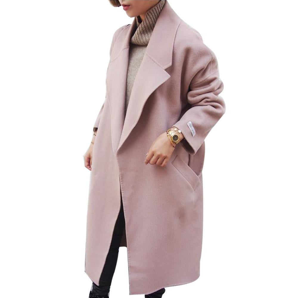 Women Coats Jackets Thick Long Poncho Coats Belt Oversized High Quilt Long Coat