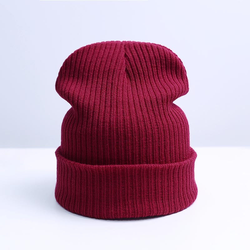 Online discount shop Australia - Fashion Skullies Beanies Women Warm Hat Knit Hat Female Cap Men Hat For Women Beanie Warm Cap Unisex