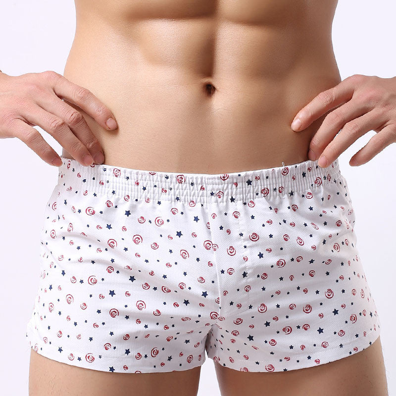 Online discount shop Australia - Men Underwear Boxer Shorts Trunks Slacks Cotton Men Cueca Boxer Shorts Underwear Printed Men Shorts Home Underpants std05