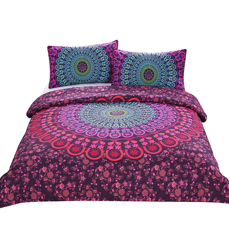 Online discount shop Australia - BeddingOutlet Mandala Bedding Posture Million Romantic Soft Bedclothes Plain Twill Boho 2Pcs or 3Pcs