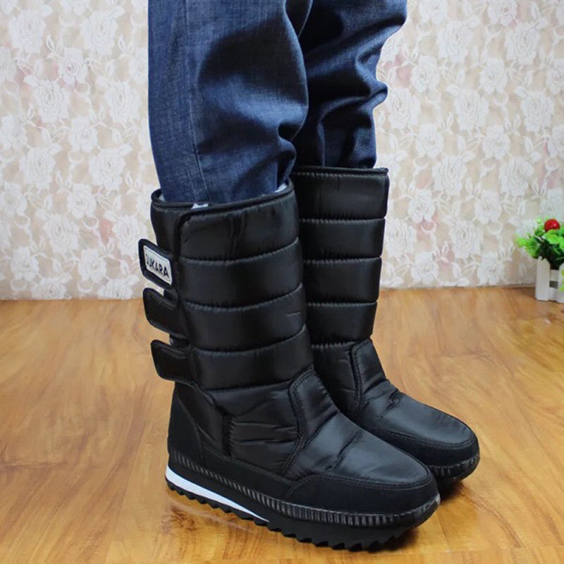 Online discount shop Australia - Boots men warm shoes platform snow boots men boots thick waterproof slip-resistant shoes 05