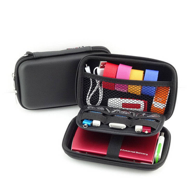Mobile Kit Case High Capacity Storage Bag Digital Gadget Devices USB Cable Data Line Travel Insert Portable QB872194