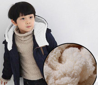 Retail kids boys outerwear hooded coat top thick wadded jacket/parkas child clothing kids